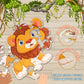 Ratna's My First Big Puzzle Lion 25 Pieces Jigsaw Puzzle for Kids | A Perfect Jumbo Jigsaw Floor Puzzle for Little Hands