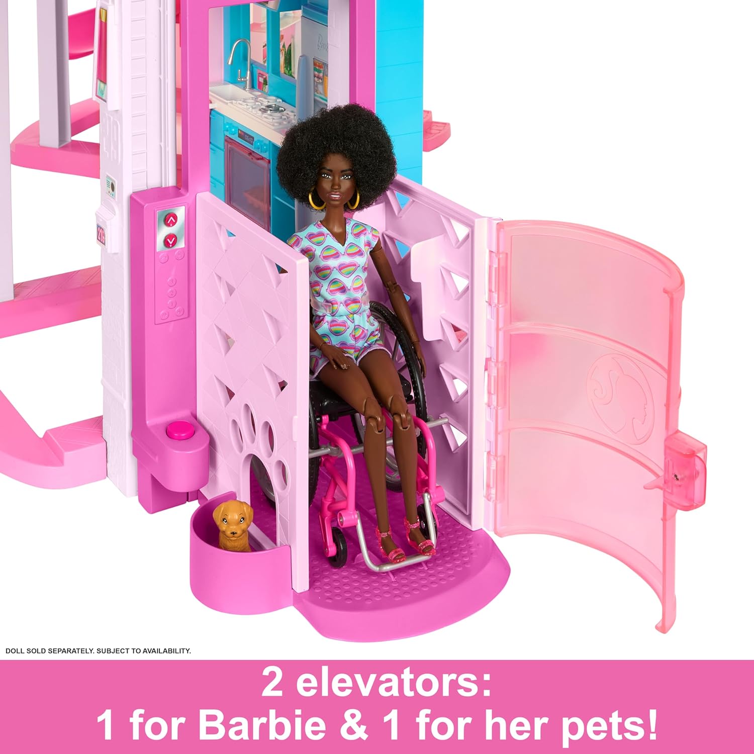 Barbie Dreamhouse Pool Party Doll House with 75+ Pieces and