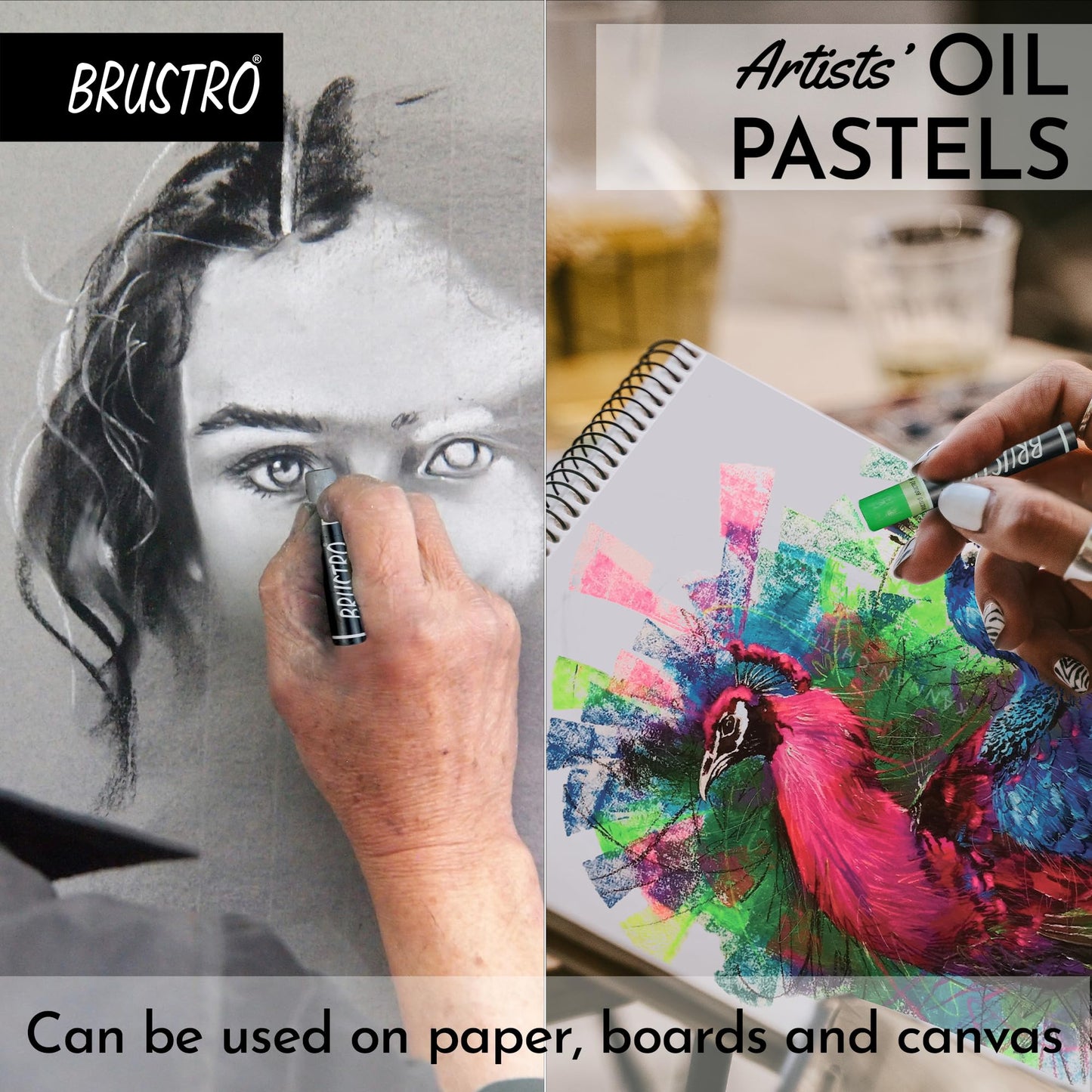 Brustro Artist Oil Pastels Set of 24