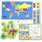 Imagimake: Mapology India and World Maps with Capitals - Learn Capitals and Country Flags - Educational Toy for Kids