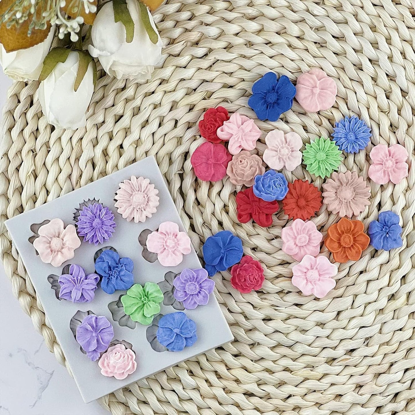 Silicone Mould 11 Cavity Flower Fondant