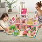 Dream House Playset for Girls, DIY Pretend Doll Mansion with Accessories - 234 Pcs Dream House Building Blocks Kit, Dream Castle for 3+ Year Old Girls, Kids, Childrens (Multicolor)