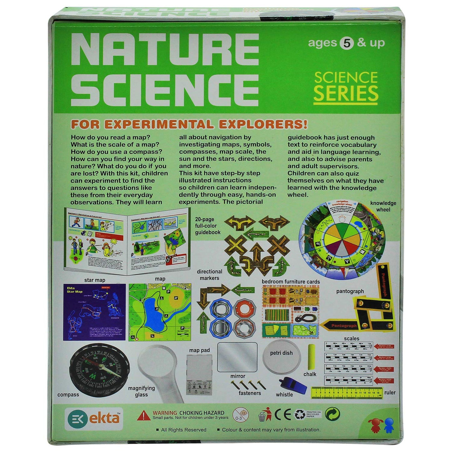 Ekta Nature Science for Experimental Explorers! Educational Science Series