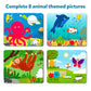 Skillmatics Art Activity - Dot It Animals, No Mess Sticker Art for Kids, Craft Kits, DIY Activity, Gifts