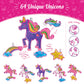 Imagimake Unicorn-Themed Window Art Craft Kit: Glass Painting Set