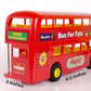 Prime Double Decker City Bus of Mumbai - Vehicle Friction Toy, Age: 3 Years & Above, Color: Red
