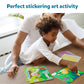 Skillmatics Art Activity - Dot It Animals, No Mess Sticker Art for Kids, Craft Kits, DIY Activity, Gifts