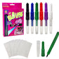 Blow Pens - Magical Coloring Spray Blow Pens for Kids Children, Pack of 6 Pcs Spray Blow Marker Sketch Pen for Kids, Fun Drawing Arts Crafts Colour Pens for Return Gifts