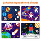 Skillmatics Art Activity - Dot It Outer Space, No Mess Sticker Art for Kids, Craft Kits, DIY Activity, Gifts