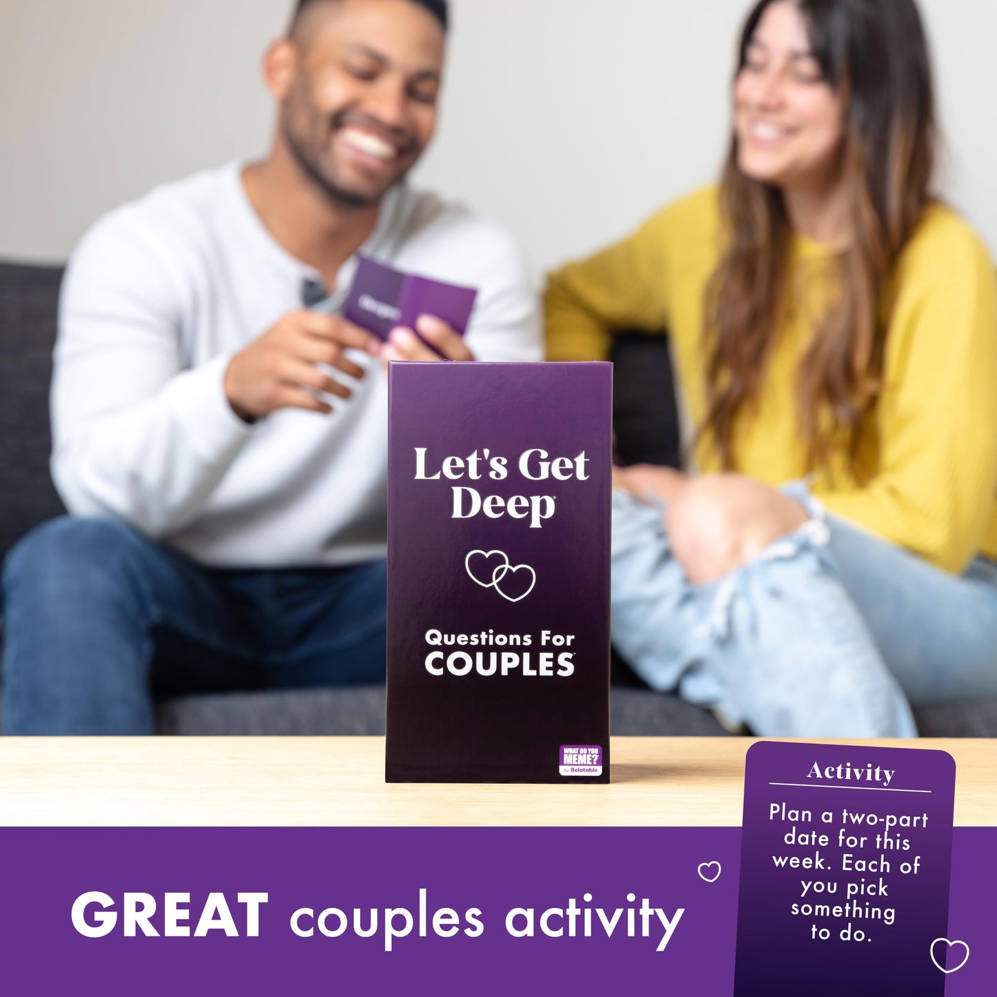 Let's Get Deep - The Adult Party Game for Couples by What Do You Meme?®