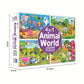 Ratna's 4 In 1 Animal World Jigsaw Puzzle Set-35 Pieces Each,Multicolor (Wild Animals,Farm Animals,Sea Animals,&Birds)|Educational Toy For Kids|Cognitive Development|Hand-Eye Coordination