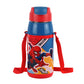 CELLO Puro Steel-X Hydra Kid 400 Water Bottle | PU Insulation | School Bottle | Picnic Bottle | Cold Insulation | Leak Proof | Kids Bottle | Easy to Carry | Spiderman Print | 400ml | Red