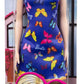 Barbie Doll (11.5 inches) with Colorful Butterfly Logo Print Blue Dress & Strappy Heels, Great Gift for Ages 3 Years Old & Up