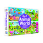 Ratna's 4 In 1 Animal World Jigsaw Puzzle Set-35 Pieces Each,Multicolor (Wild Animals,Farm Animals,Sea Animals,&Birds)|Educational Toy For Kids|Cognitive Development|Hand-Eye Coordination