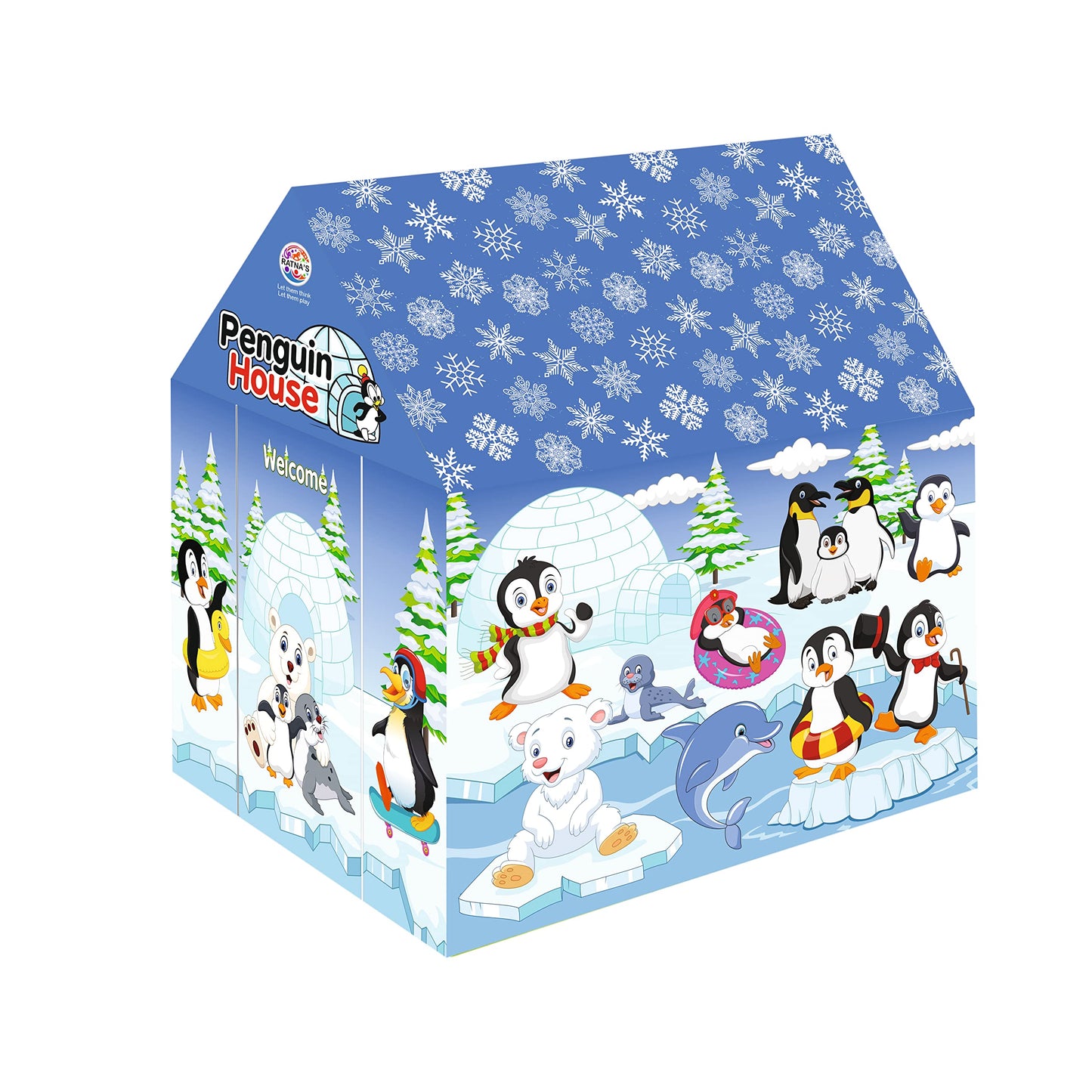 Ratna's Play Tent House Jumbo Size, Light Weight for Kids 3-10 Years G – SATYAM STATIONERS