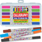 ADD Gel Calligraphy Colouring Pen-Twin Tip Brush 12 Pen Set - Multicolor