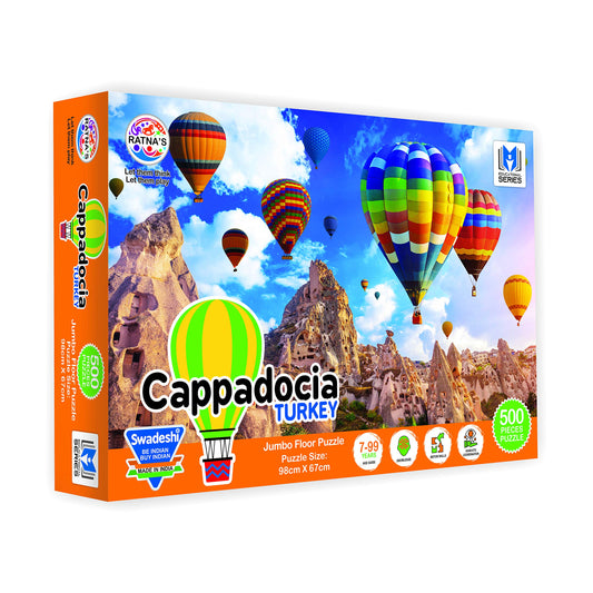 Ratna's Cappadocia Turkey 500 Pieces Jumbo Floor Jigsaw Puzzle (Size: 98 cm * 67 cm)