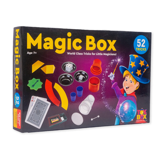Toysbox Magic Box 52 Tricks for Kids Magic Tricks Party Game Fun Gag Toy, Birthday Present Toy