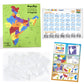 Imagimake: Mapology India and World Maps with Capitals - Learn Capitals and Country Flags - Educational Toy for Kids