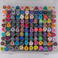 Touch Cool Twin Head Dual Tip Alcohol Based Art Markers Pen for Manga and Impression Sketch Set of 120 Colour Markers