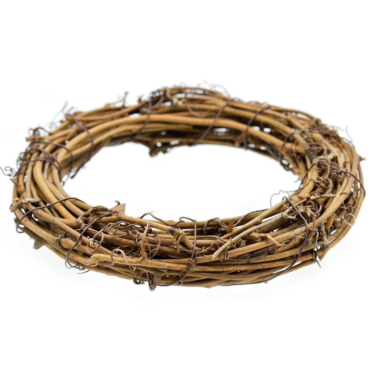 Handmade Vine Wreath Rings 15 cm - Brown