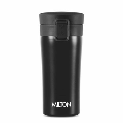 Milton Coffee Mug Thermosteel Hot or Cold Insulated Flask, 300 ml, Peach | Leak Proof | Rust Proof | Tea Mug | Soup Flask | Juice Mug | Water Flask | Easy Grip | Easy to Carry