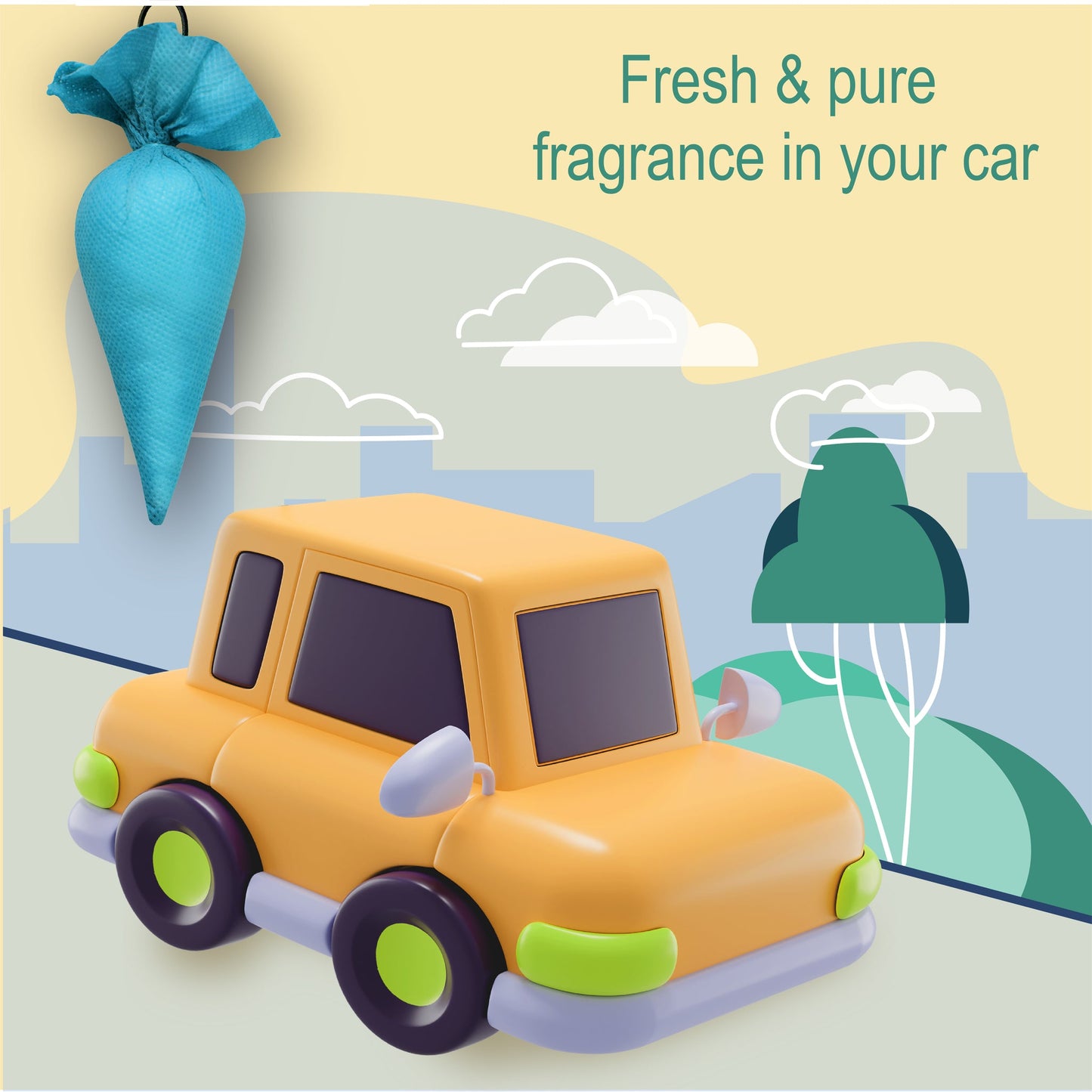 Mangalam CamPure Camphor Cone - Original [Room, Car and Air Freshener & Mosquito Repellent]