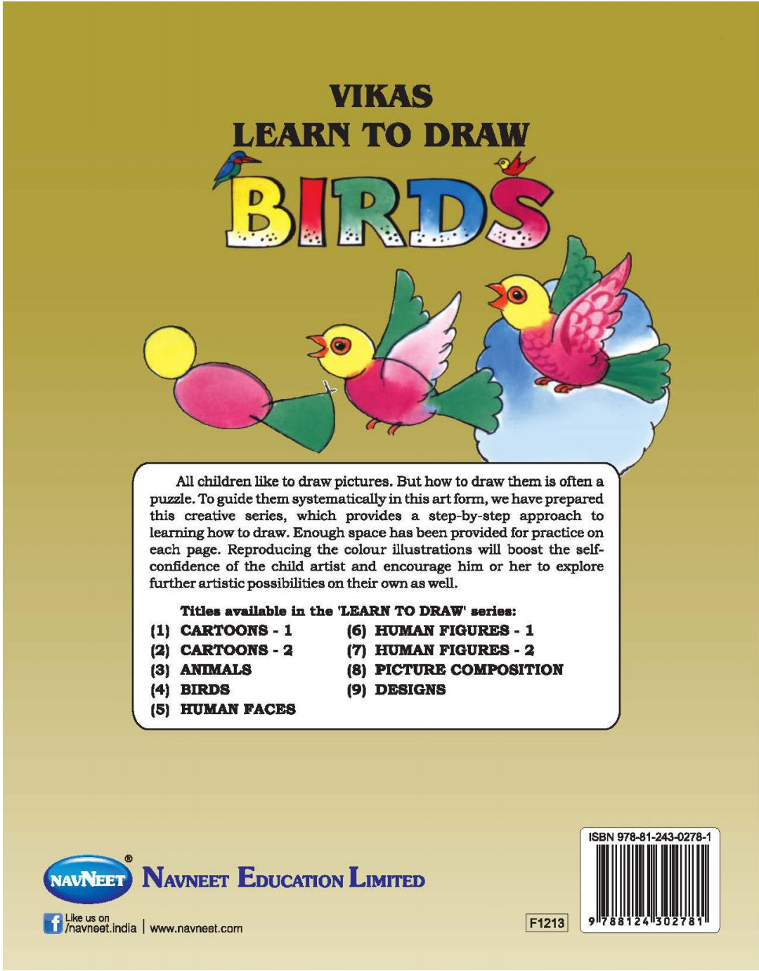 Navneet Vikas Learn To Draw Birds