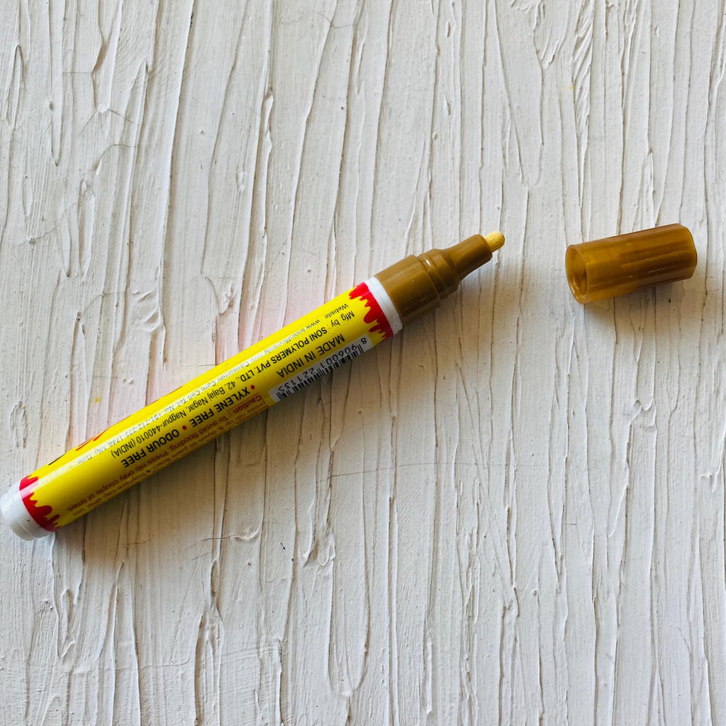 Soni Officemate Paint Markers - Gold
