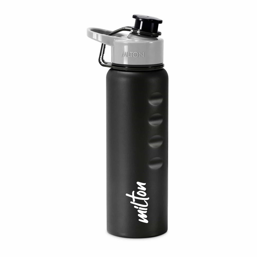 Milton Gripper 750 Stainless Steel Water Bottle, 750 ml, Leak Proof Easy Grip Light Weight Easy to Carry