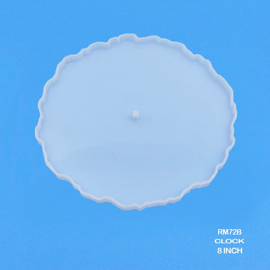 Silicone Mould Agate Clock 8 Inch