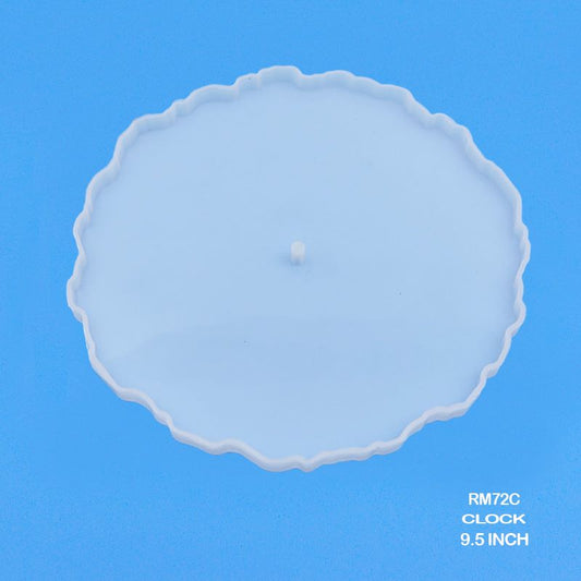 Silicone Mould Agate Clock 9.5 Inch