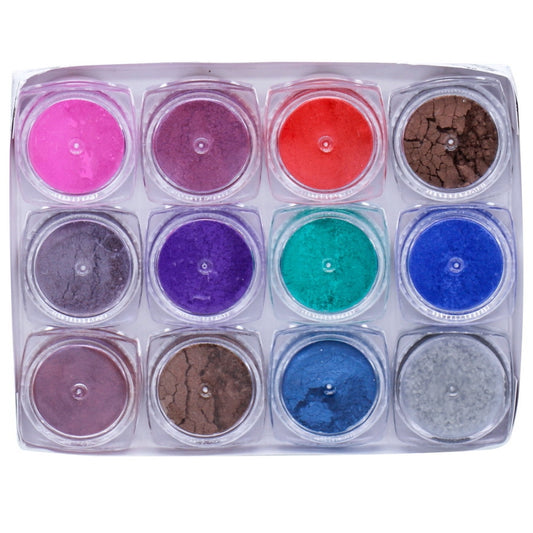 Jags Mica Powder Multi Pack of 12 Each Shades