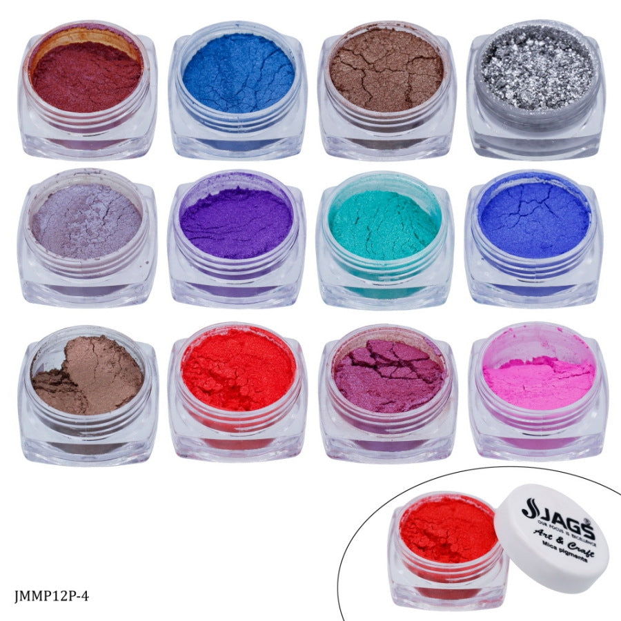 Jags Mica Powder Multi Pack of 12 Each Shades