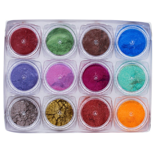 Jags Mica Powder Multi Pack of 12 Each Shades