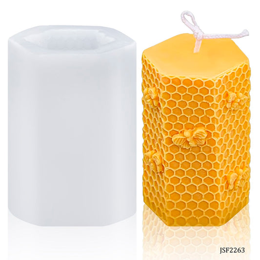 Silicone Mould 3D Candle HoneyComb