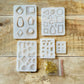 Silicone Mould Jewellery / Earrings Set Combo