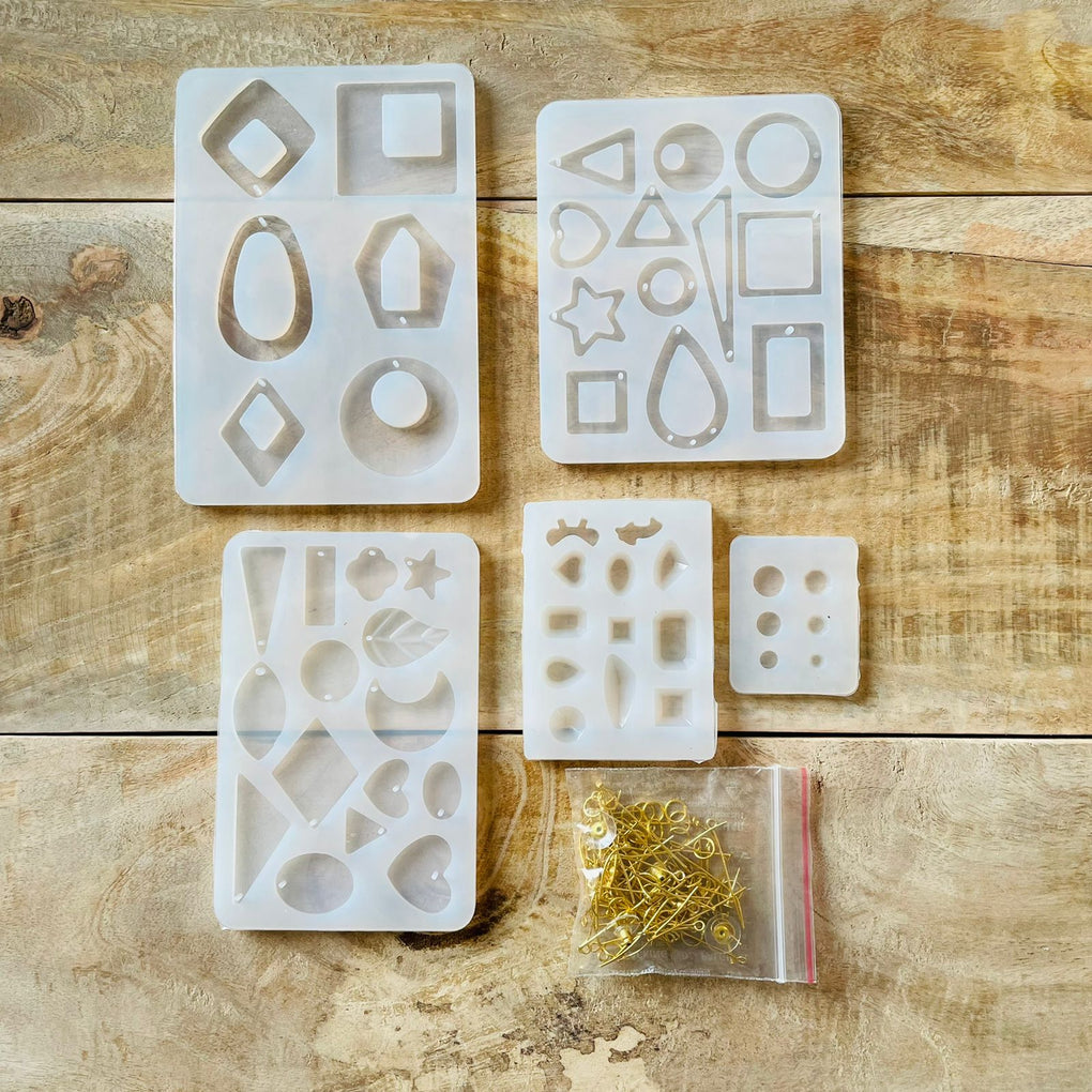 Silicone Mould Jewellery / Earrings Set Combo