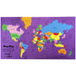 Imagimake: Mapology World- World Map and Its Countries- Learning Aid & Educational Toy- Jigsaw Puzzle- for Kids Age 4 and Above (Mapology World)