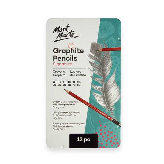 Mont Marte Graphite Pencils Signature 12pc