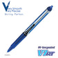 Pilot Hi-Tecpoint V7 RT 0.7mm Fine Point Pure Liquid Ink Retractable Roller Ball Pen with Dimpled Rubber Grip - Blue Ink