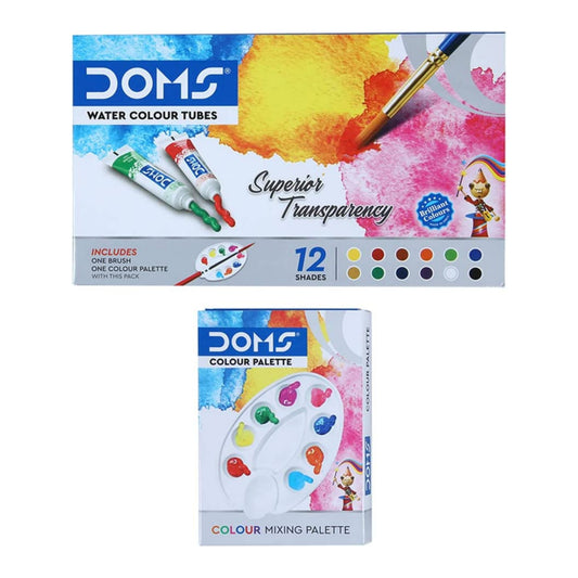 Doms Water Color Tube 12 Shades
