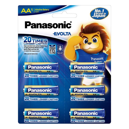 Panasonic Evolta Alkaline 1.5V AA Batteries