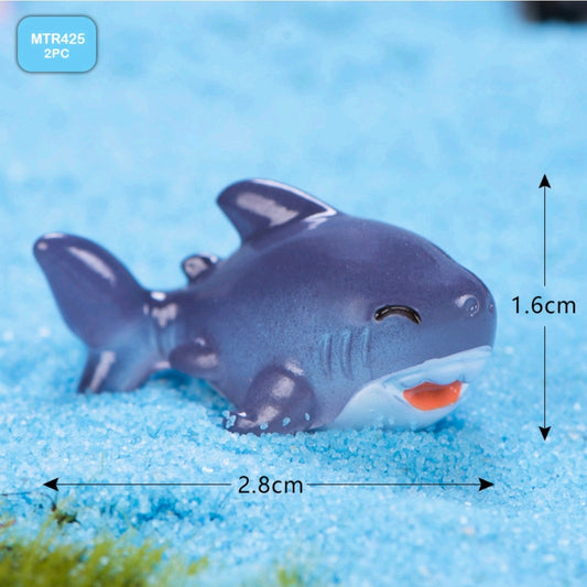 Miniature Model Cartoon Fish 2 PC's