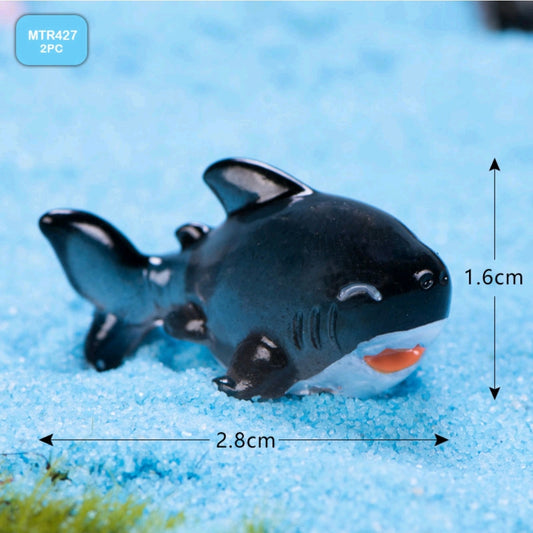Miniature Model Cartoon Fish 2 PC's