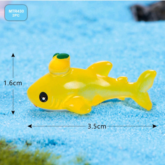 Miniature Model Cartoon Fish 2 PC's