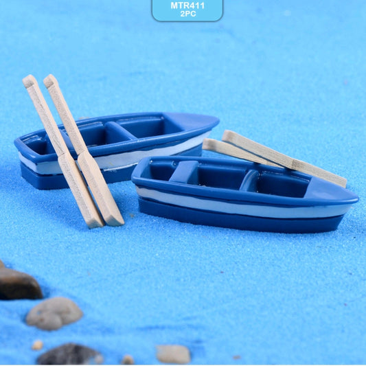 Miniature Model Boat 2 PC's