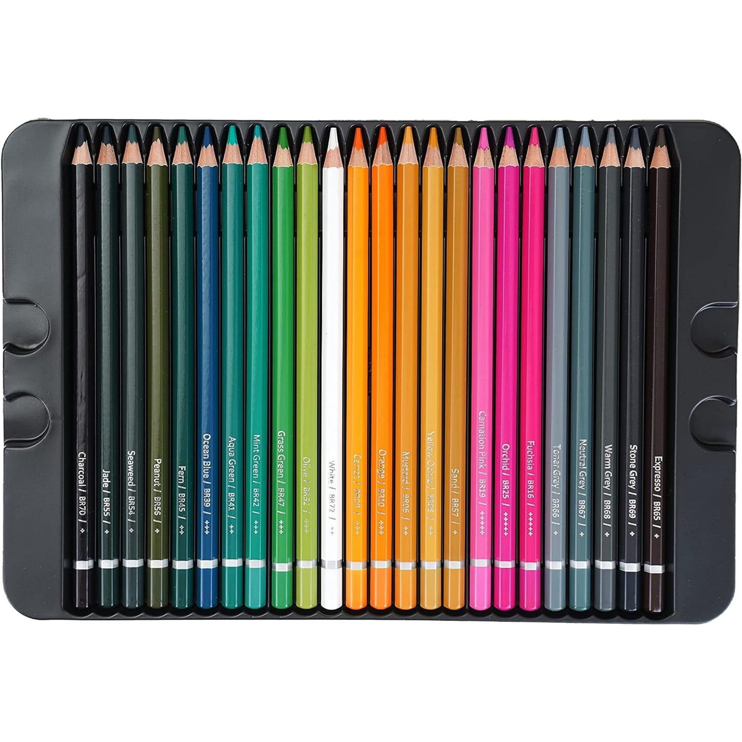 Brustro Artists Watercolour Pencil Set of 72 in Elegant tin Box