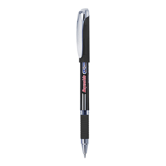Reynolds Liquiflo 5 Pc's Black I Lightweight Ball Pen With Comfortable Grip for Extra Smooth Writing I School and Office Stationery | 1 mm Tip Size