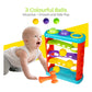 Ratna's Hammer Ball Knock Ball for Babies and Toddlers | Pound and See The Balls roll Down The ramps| Safe and Non Toxic for Infants
